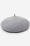 SOLID FUZZY BERET