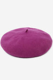 SOLID FUZZY BERET
