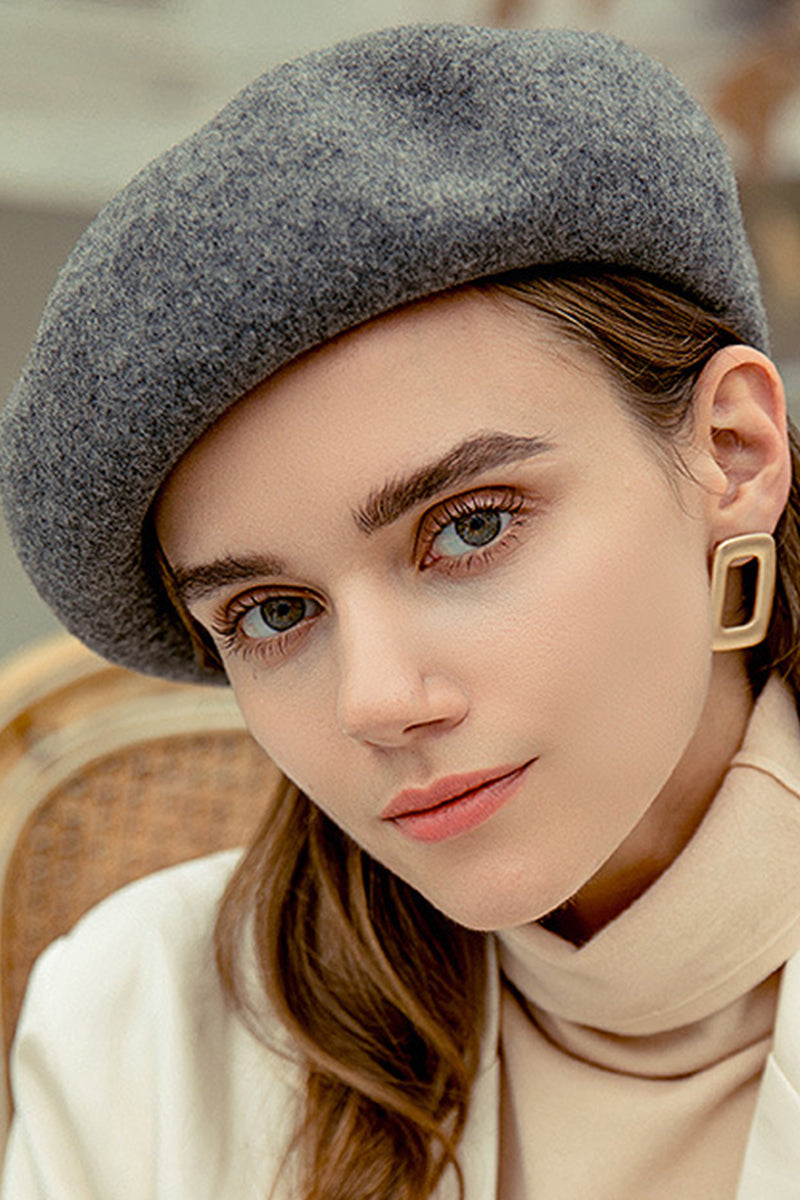 FASHION SOLID MINIMALIST BERET HAT