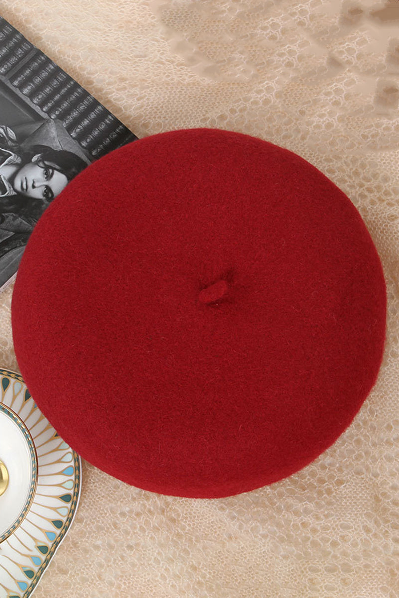 FASHION SOLID MINIMALIST BERET HAT