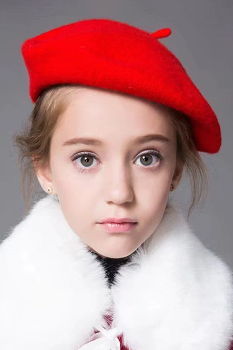 GIRLS PLAIN BERET