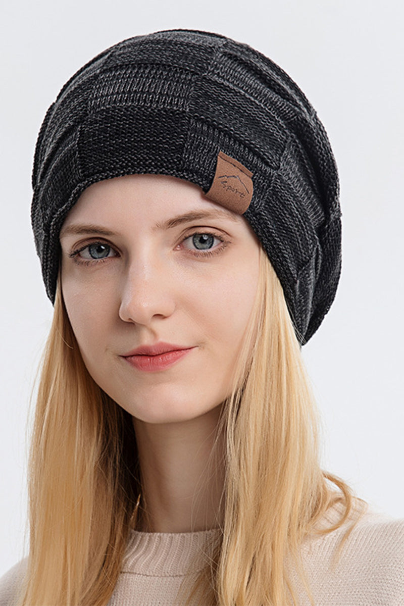 WOMEN SOLID KNIT HAT