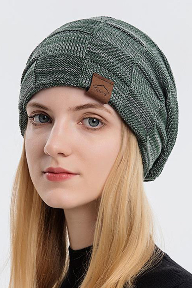 WOMEN SOLID KNIT HAT