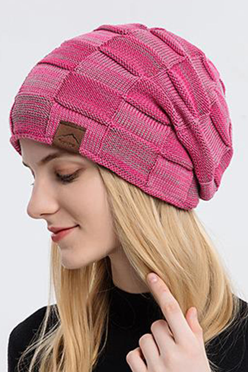 WOMEN SOLID KNIT HAT