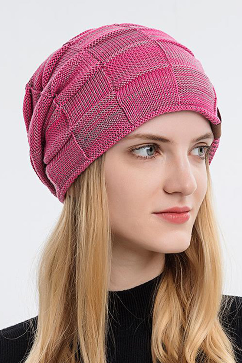 WOMEN SOLID KNIT HAT