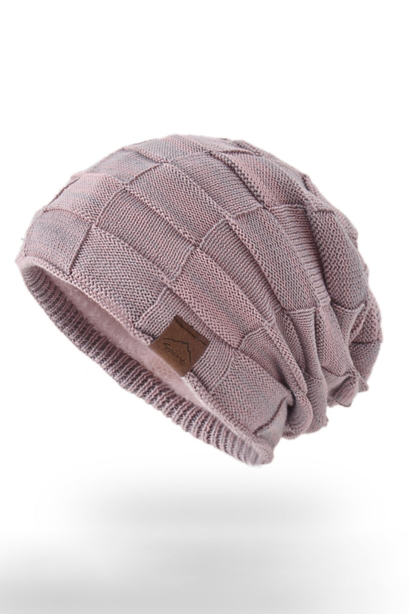 WOMEN SOLID KNIT HAT