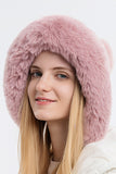 WOMEN WARM PLUSH BALL DECORATIVE HAT