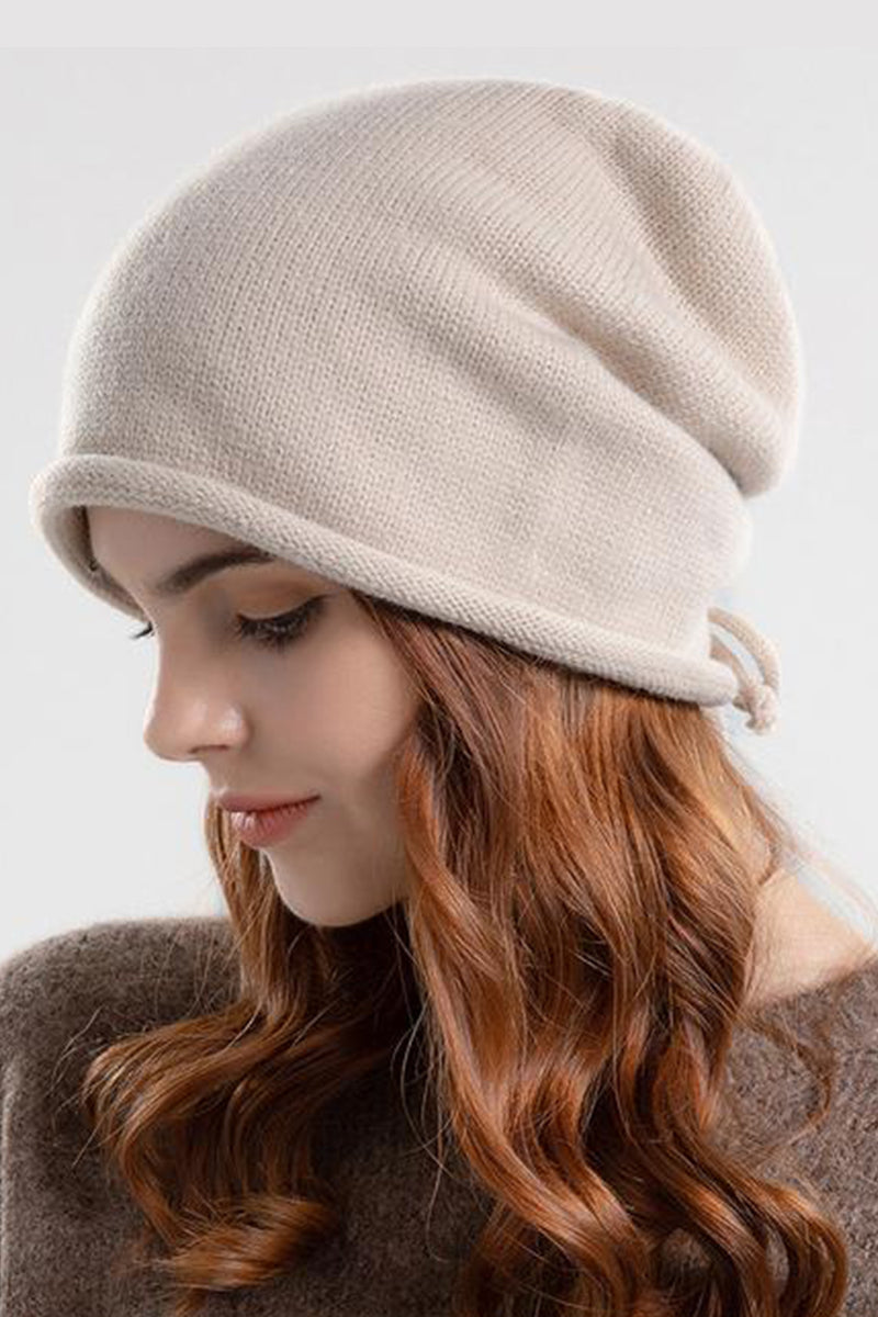 WOMEN WINTER CURLING KNITTED CAP