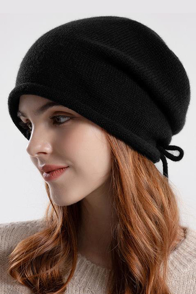 WOMEN WINTER CURLING KNITTED CAP