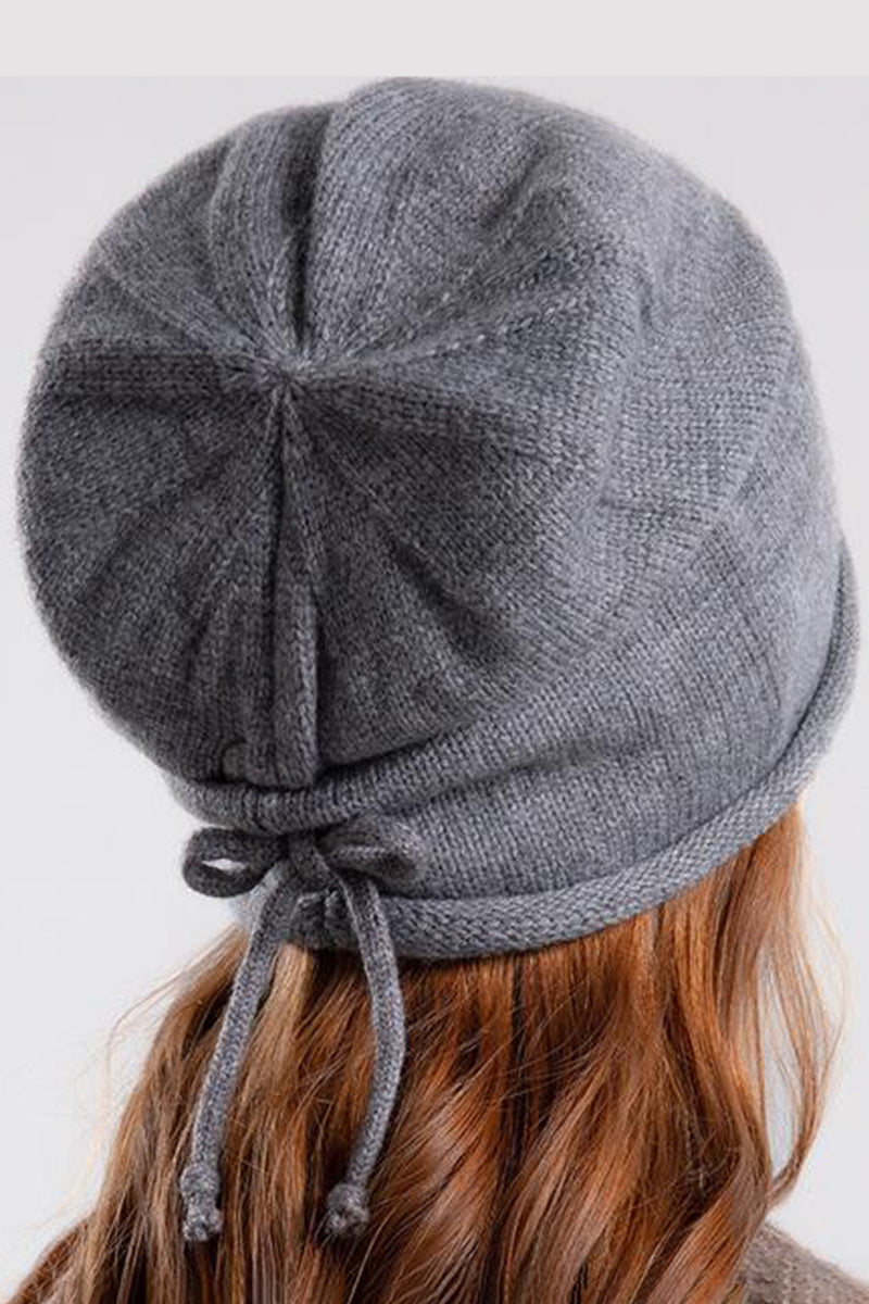 WOMEN WINTER CURLING KNITTED CAP