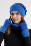 WOMEN KNITTED GLOVE HAT AND SCARF SET, 2PCS PER 1 PACK (HAT,SCARF,GLOVE)