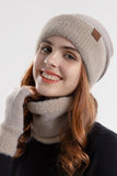 WOMEN KNITTED GLOVE HAT AND SCARF SET, 2PCS PER 1 PACK (HAT,SCARF,GLOVE)