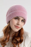 WOMEN SOLID COLOR KNITTED HAT