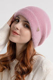 WOMEN SOLID COLOR KNITTED HAT