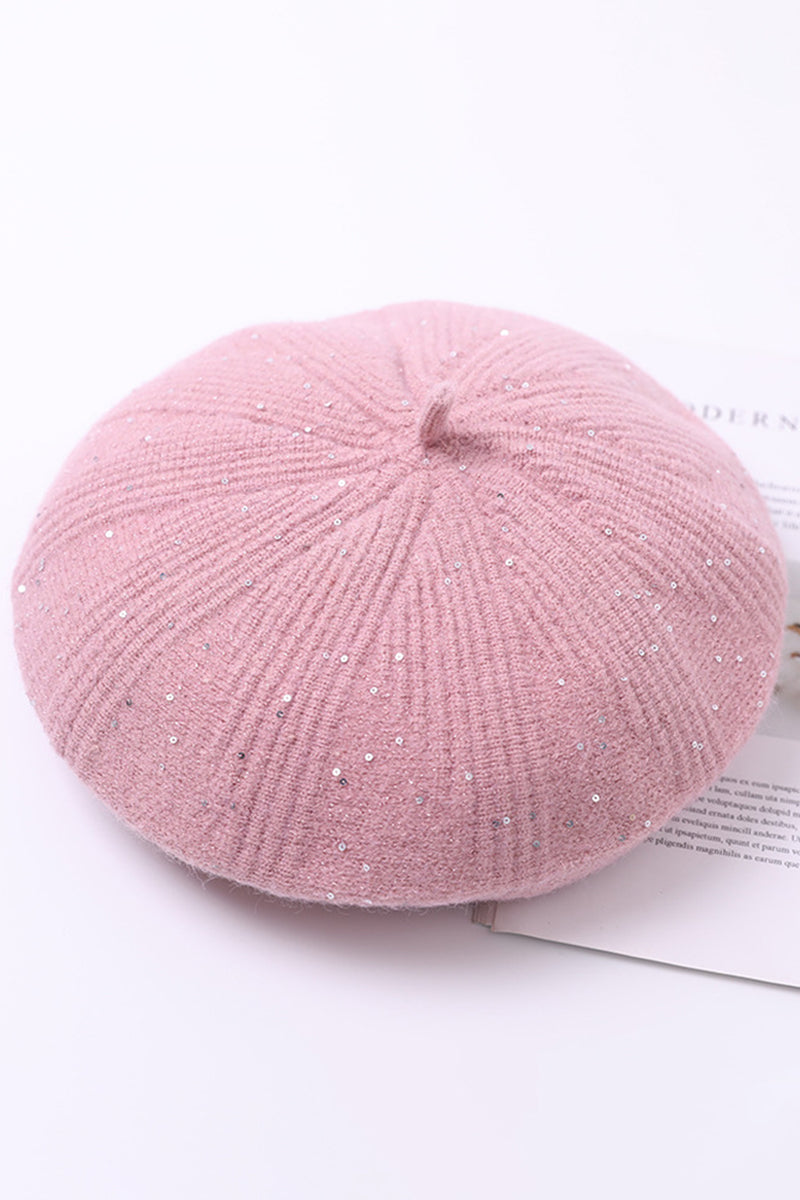 WOMEN SEQUINED BERET IN AUTUMN AND WINTER