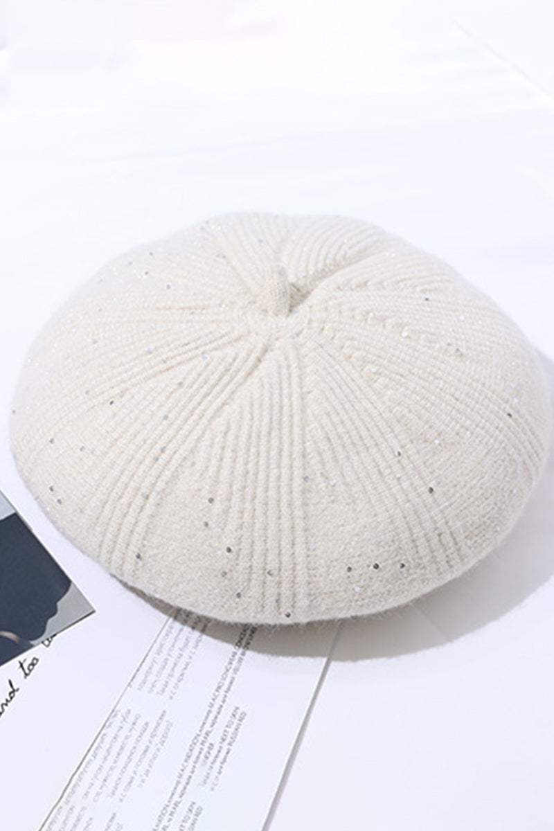 WOMEN SEQUINED BERET IN AUTUMN AND WINTER