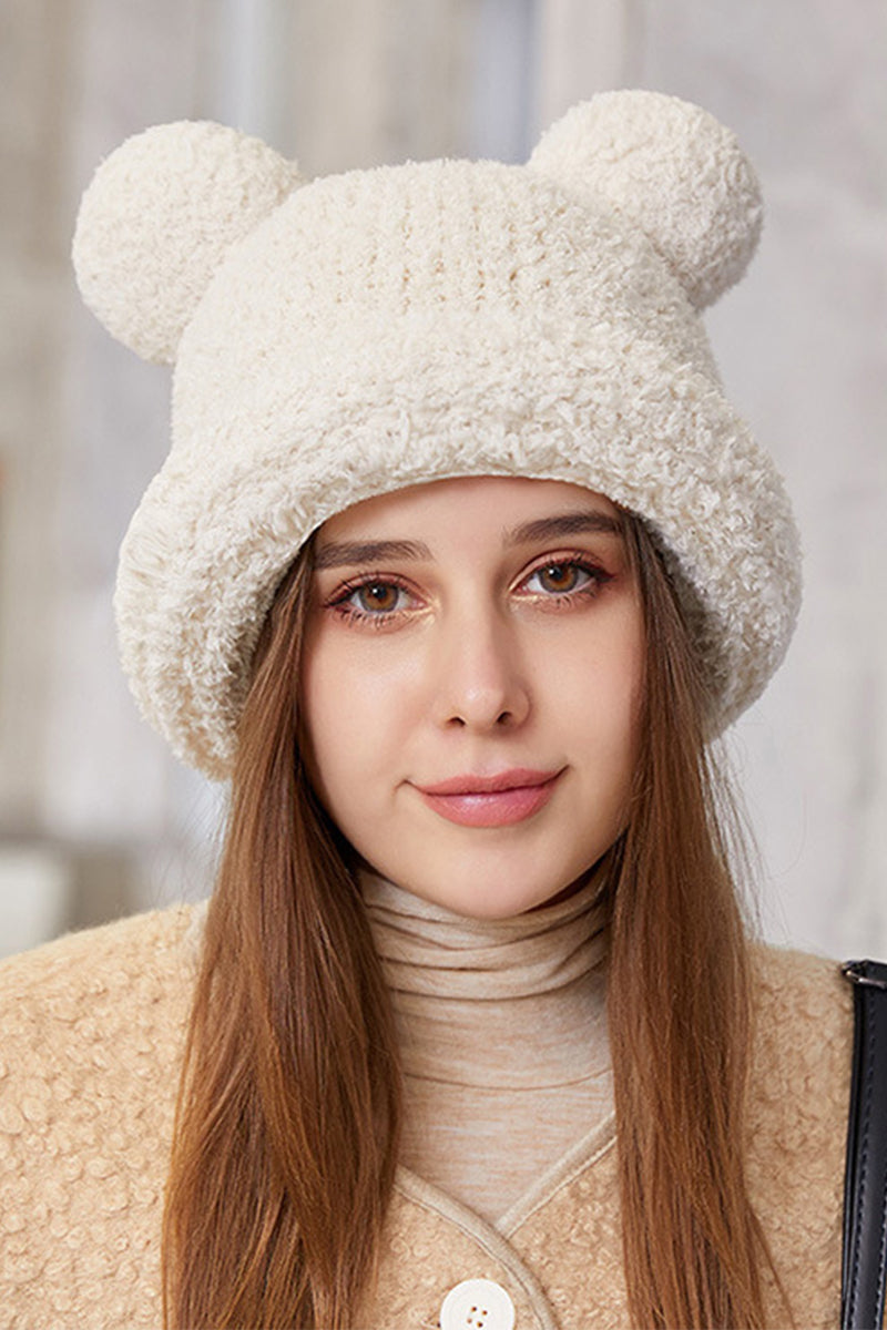 WOMEN FASHION PLUSH MICKEY EAR BUCKET HAT