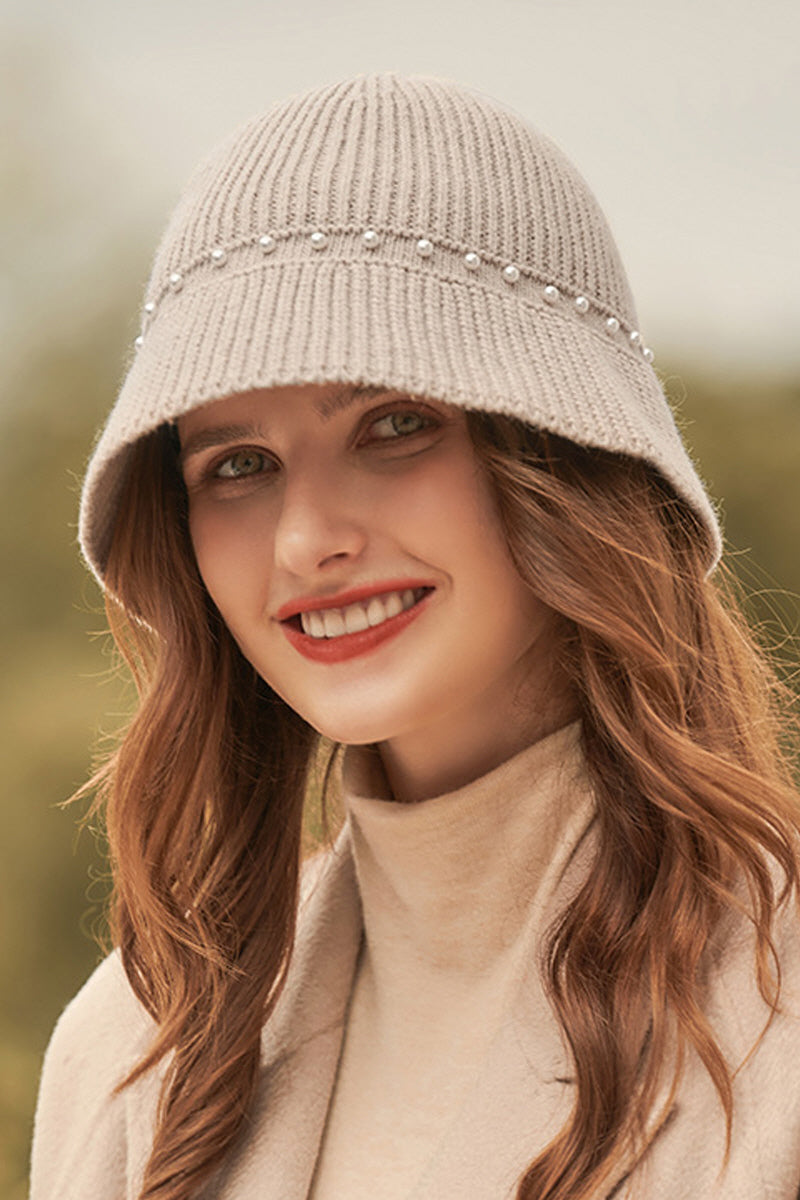 WOMEN FASHION WARM KNITTED WOOL BUCKET HAT