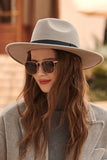 WOMEN WIDE BRIM WARM RETRO PANAMA HAT