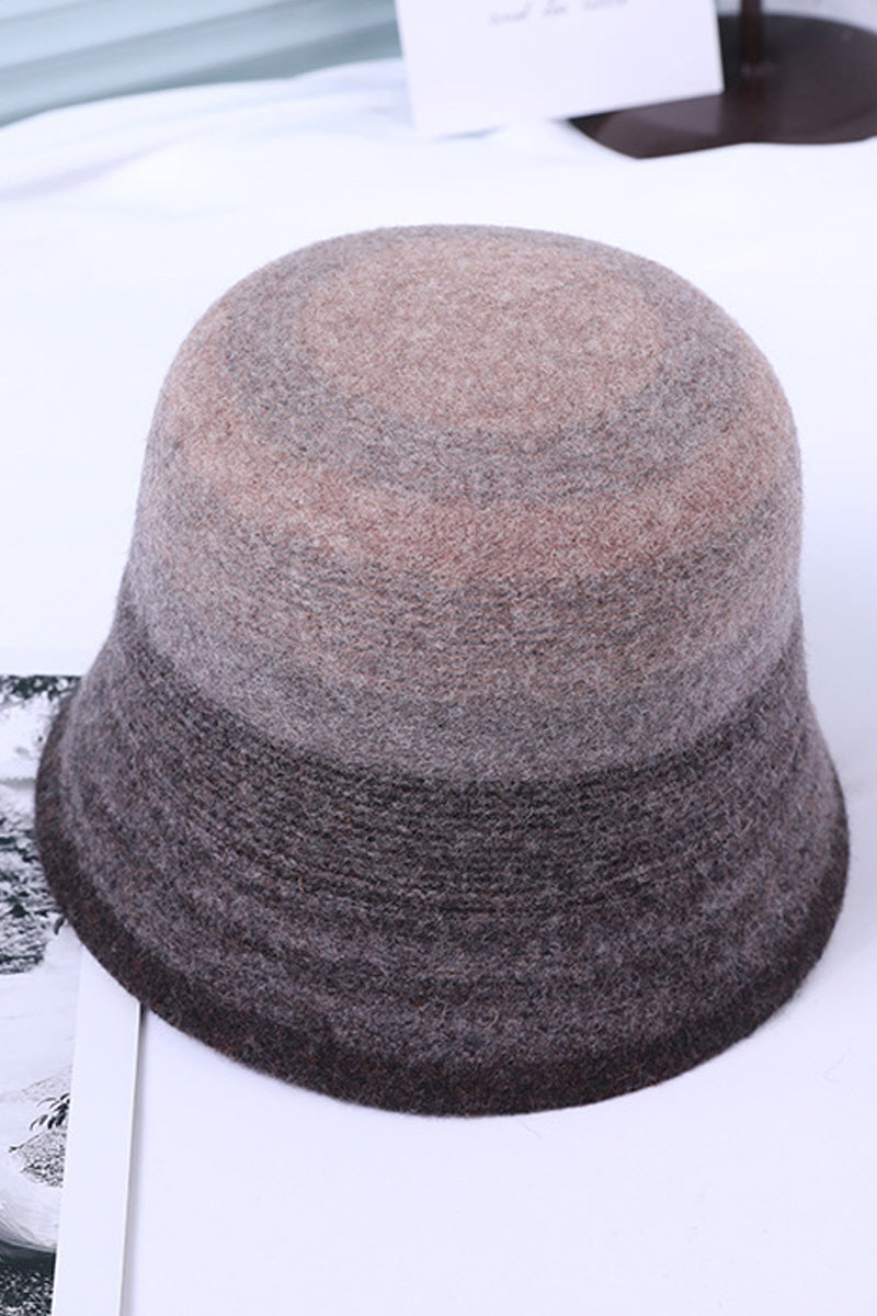 WOMEN RETRO LUXURY WARM FELT BUCKET HAT