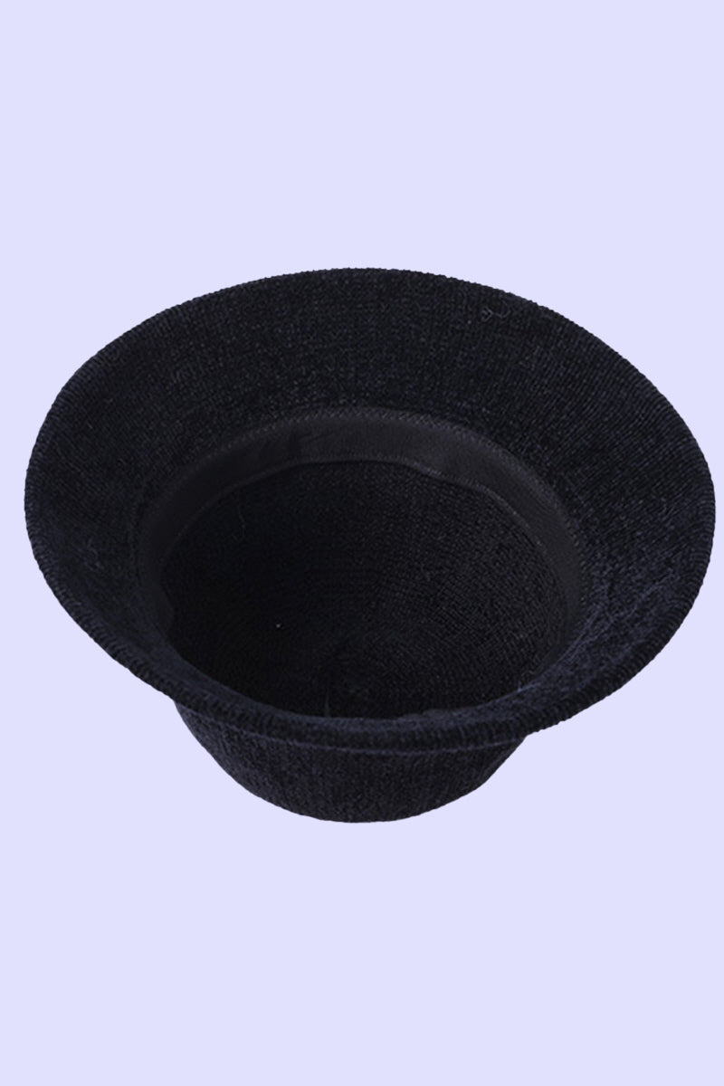 WOMEN RETRO WARM FELT HAT BUCKET HAT