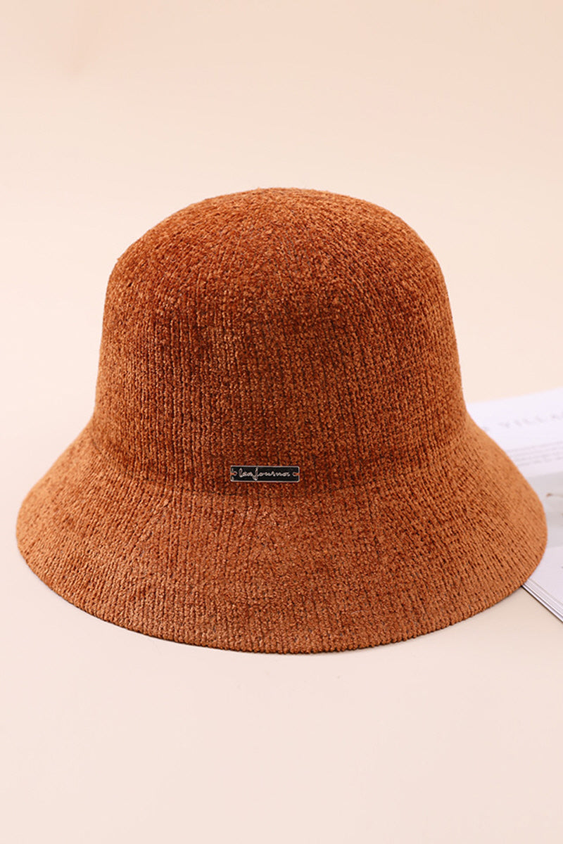 WOMEN RETRO WARM FELT HAT BUCKET HAT