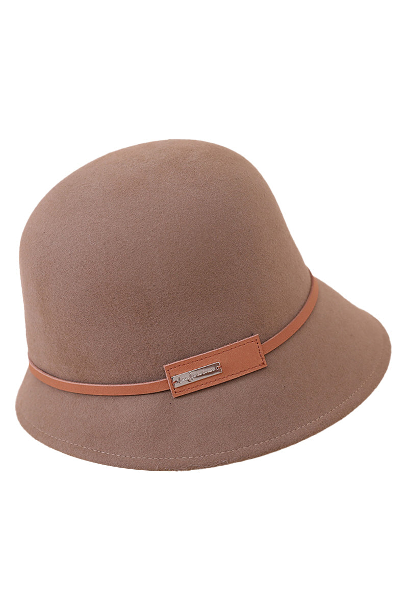 WOMEN AUTUMN AND WINTER BEVEL FELT HAT BUCKET HAT