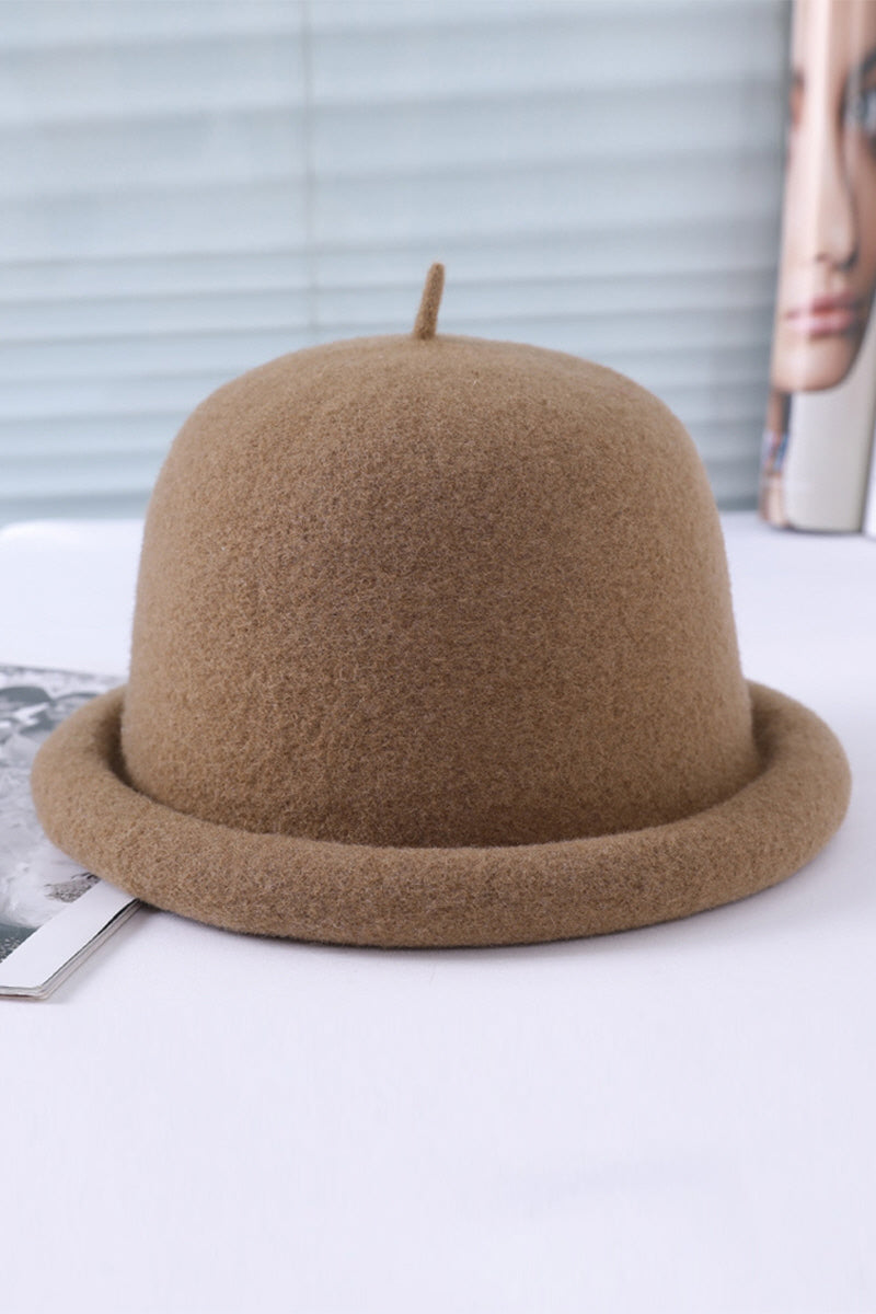 WOMEN FASHION SWEET CURLING BUCKET HAT