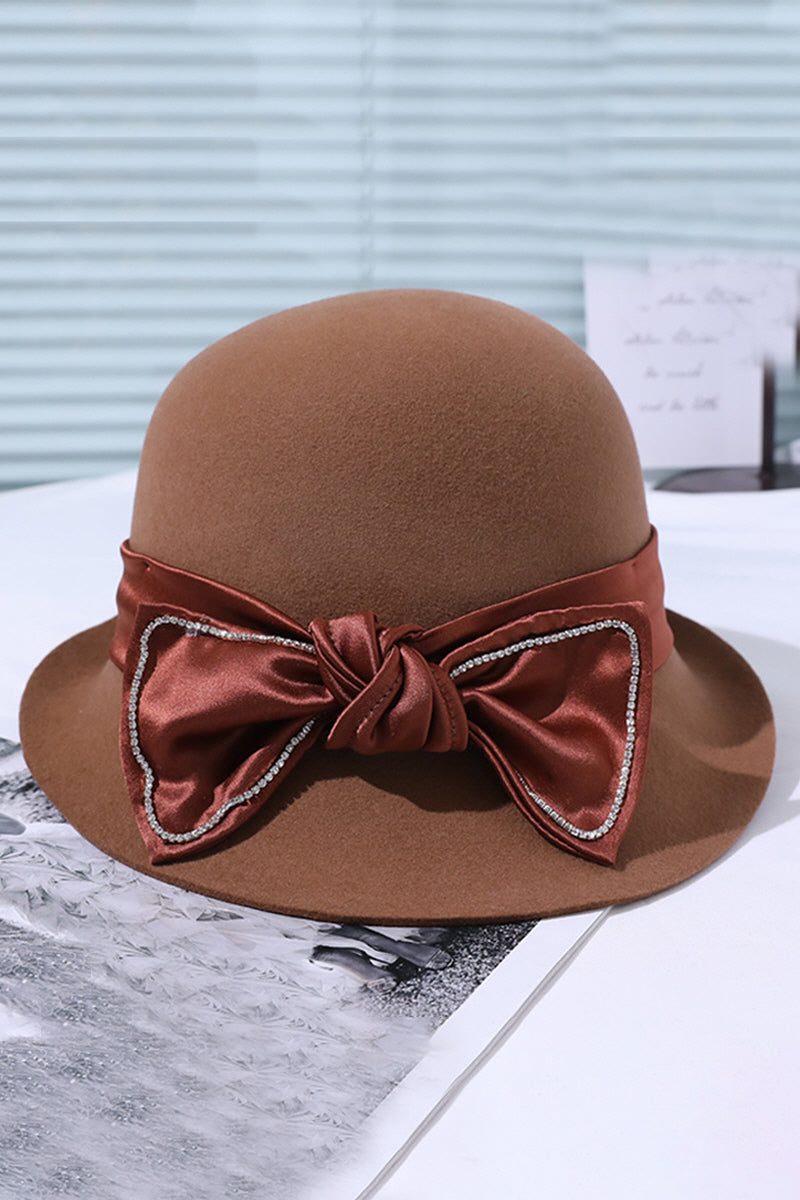 WOMEN WINTER BUCKET HAT FELT FEDORA HAT