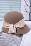 WOMEN RETRO FASHION FELT HAT BUCKET HAT