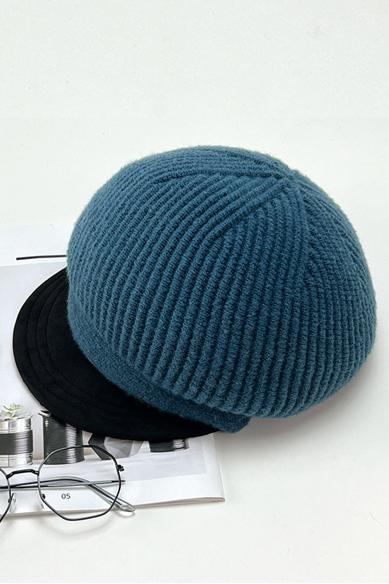 WOMEN AUTUMN AND WINTER KNITTED BERET NEWSBOY HAT