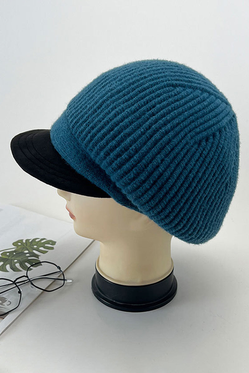 WOMEN AUTUMN AND WINTER KNITTED BERET NEWSBOY HAT