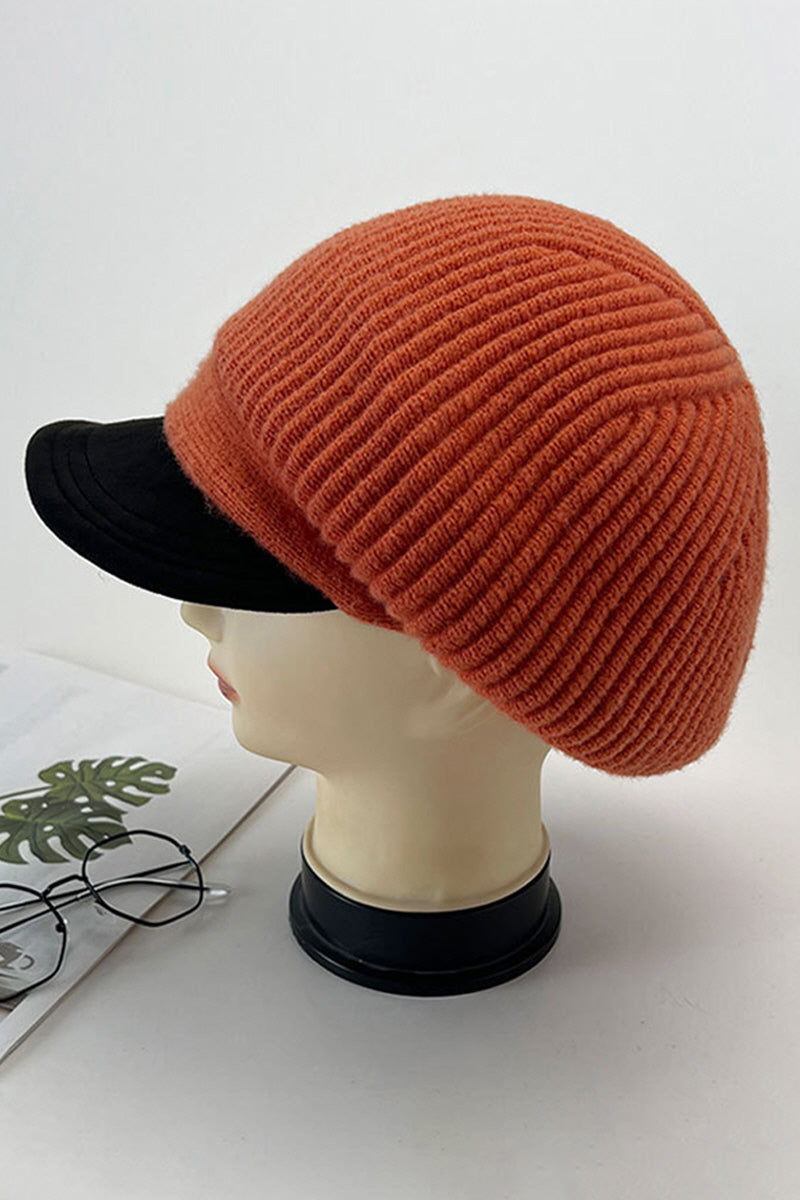 WOMEN AUTUMN AND WINTER KNITTED BERET NEWSBOY HAT