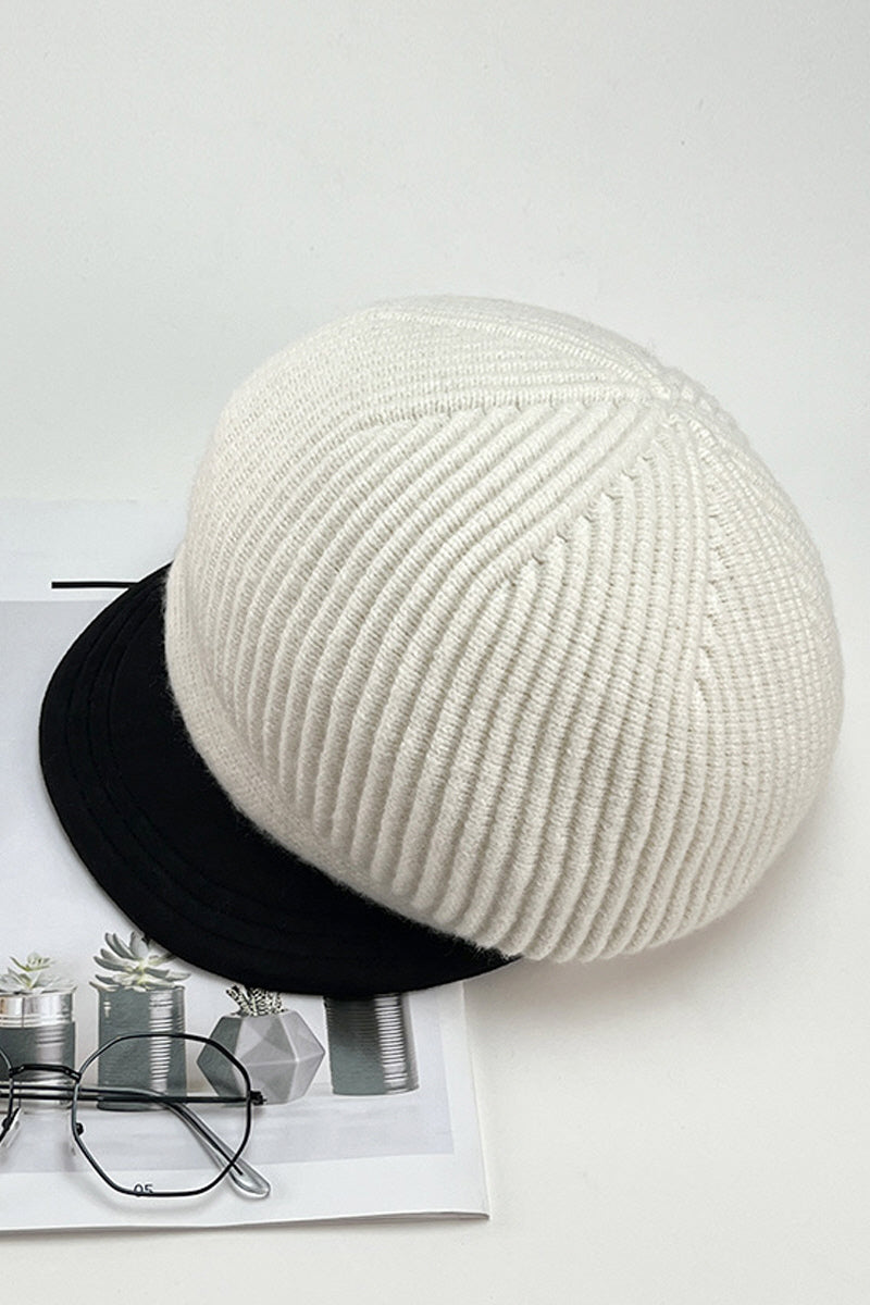 WOMEN AUTUMN AND WINTER KNITTED BERET NEWSBOY HAT