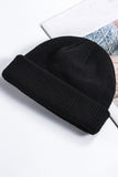 WOMEN SOLID COLOR KNIT HAT WITHOUT EAVES