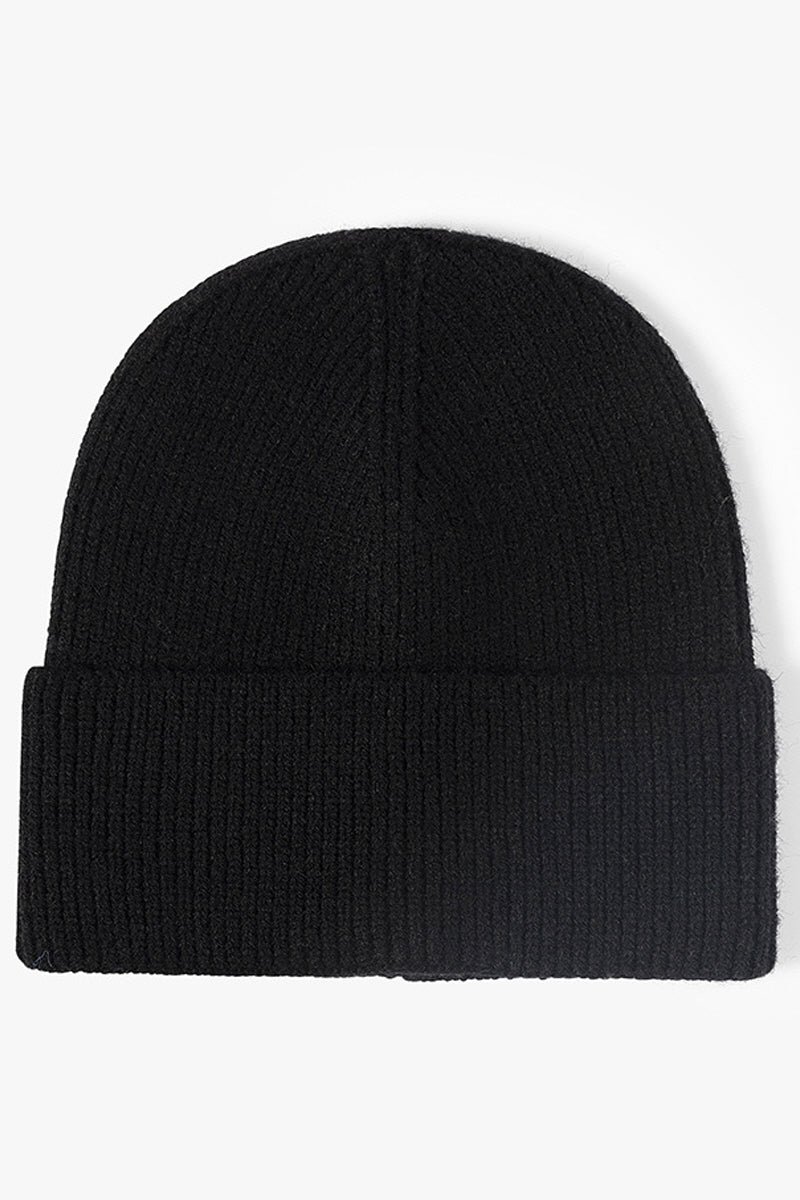 WOMEN WINTER SOLID COLOR KNITTED HAT