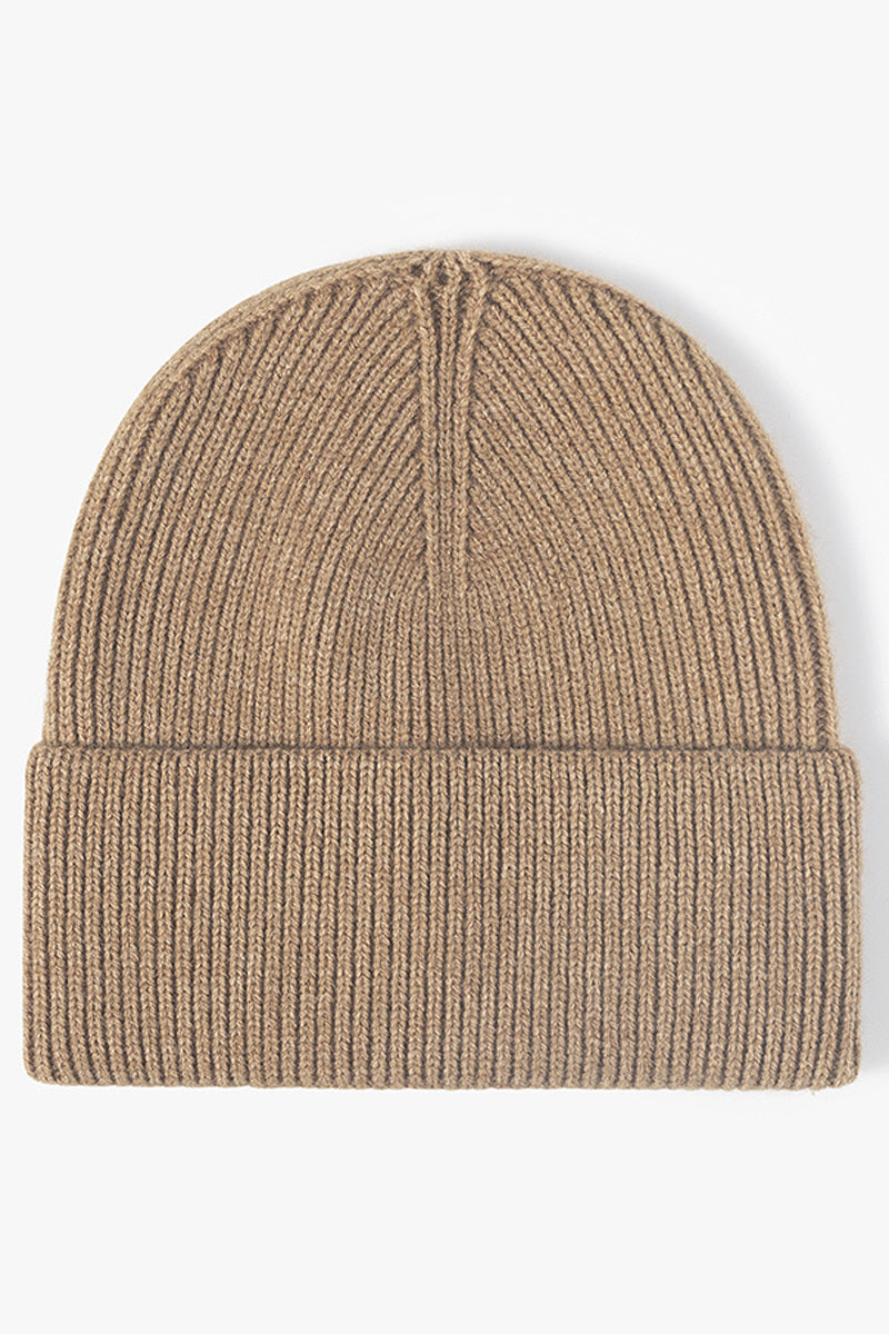 WOMEN WINTER SOLID COLOR KNITTED HAT