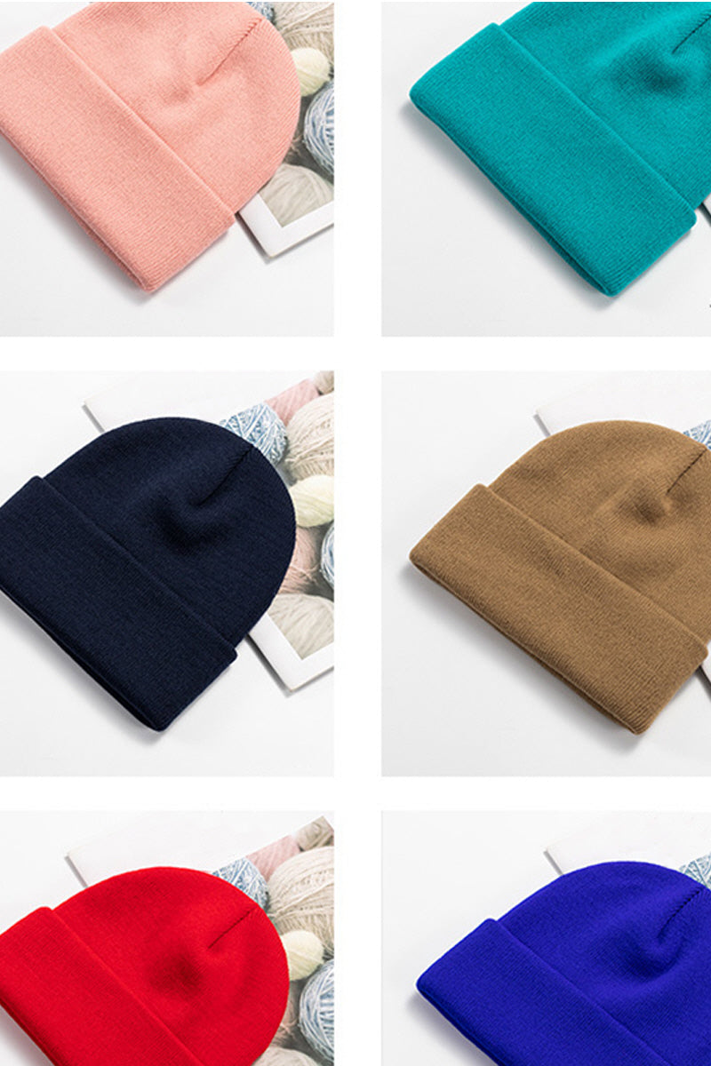 WOMEN WARM KNIT HAT IN AUTUMN AND WINTER