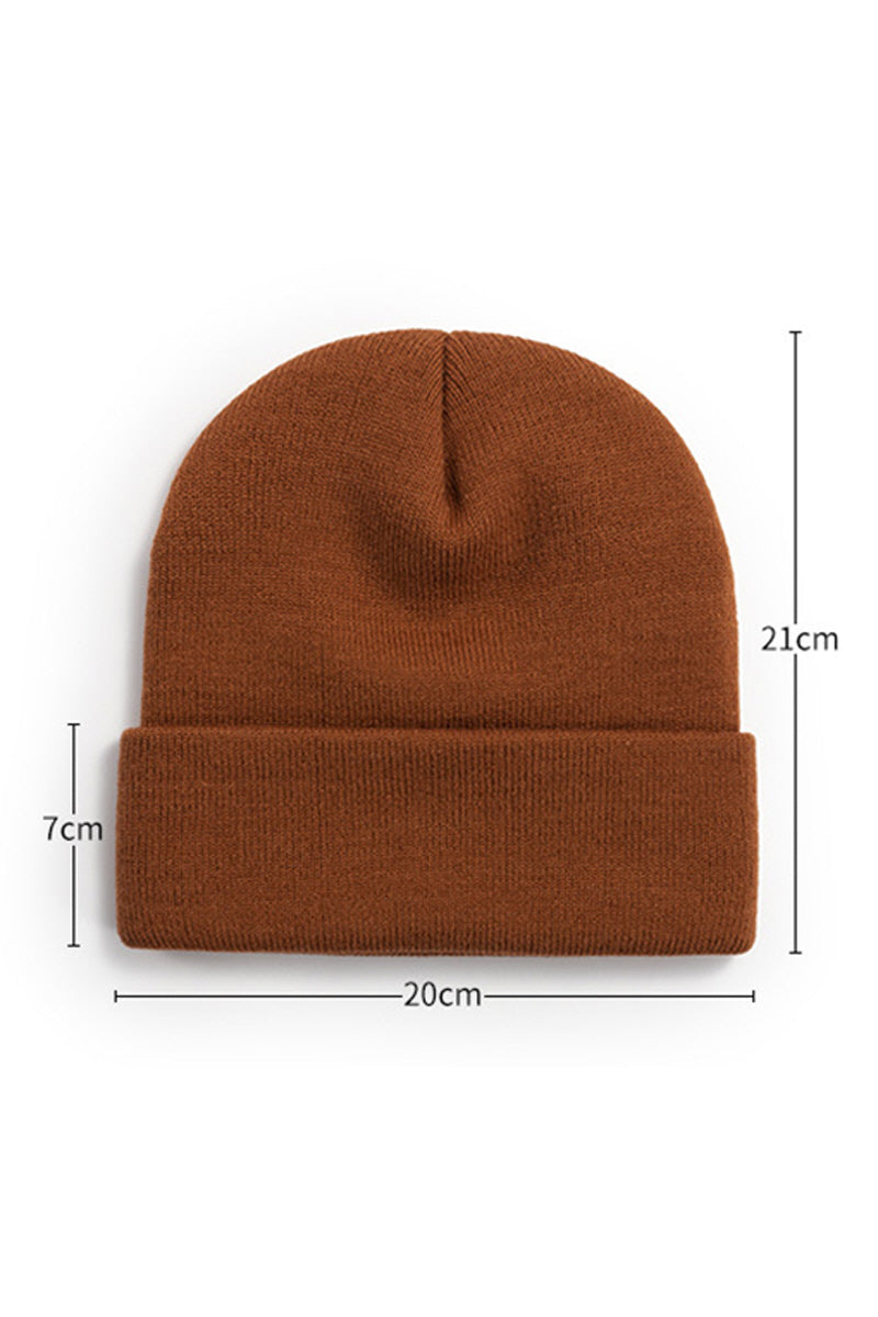 WOMEN WARM KNIT HAT IN AUTUMN AND WINTER