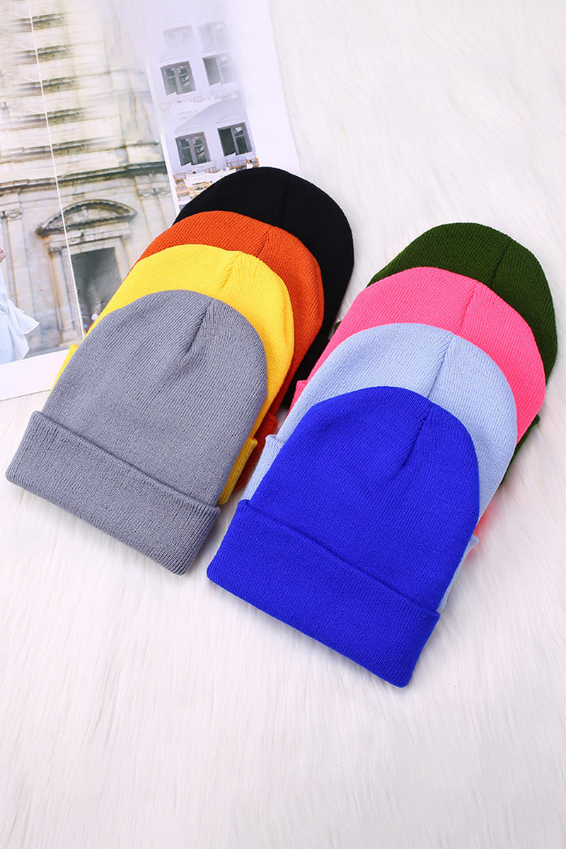 WOMEN WARM KNIT HAT IN AUTUMN AND WINTER