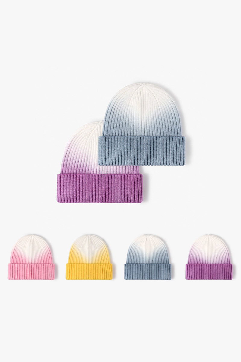 WOMEN WARM GRADIENT KNITTED HAT