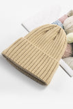WOMEN FASHION SIMPLE WARM SOLID COLOR KNITTED HAT