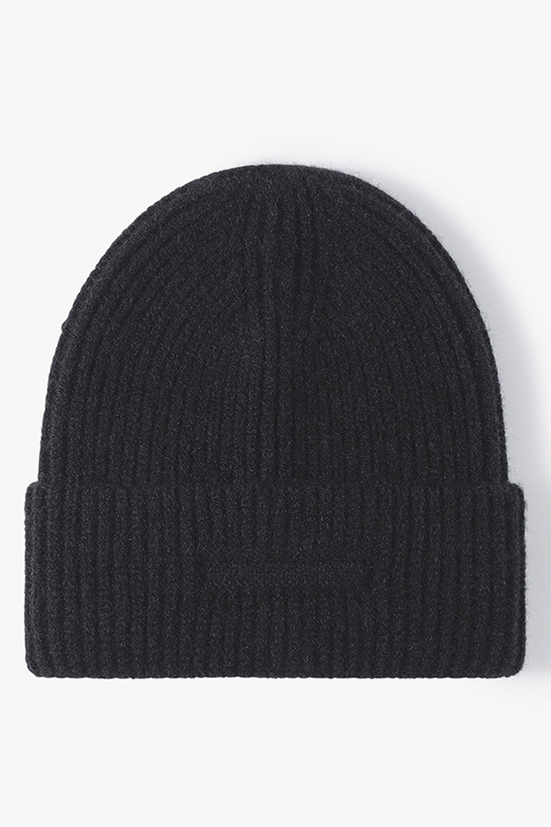 WOMEN SIMPLE WARM SOLID COlOR KNITTED HAT