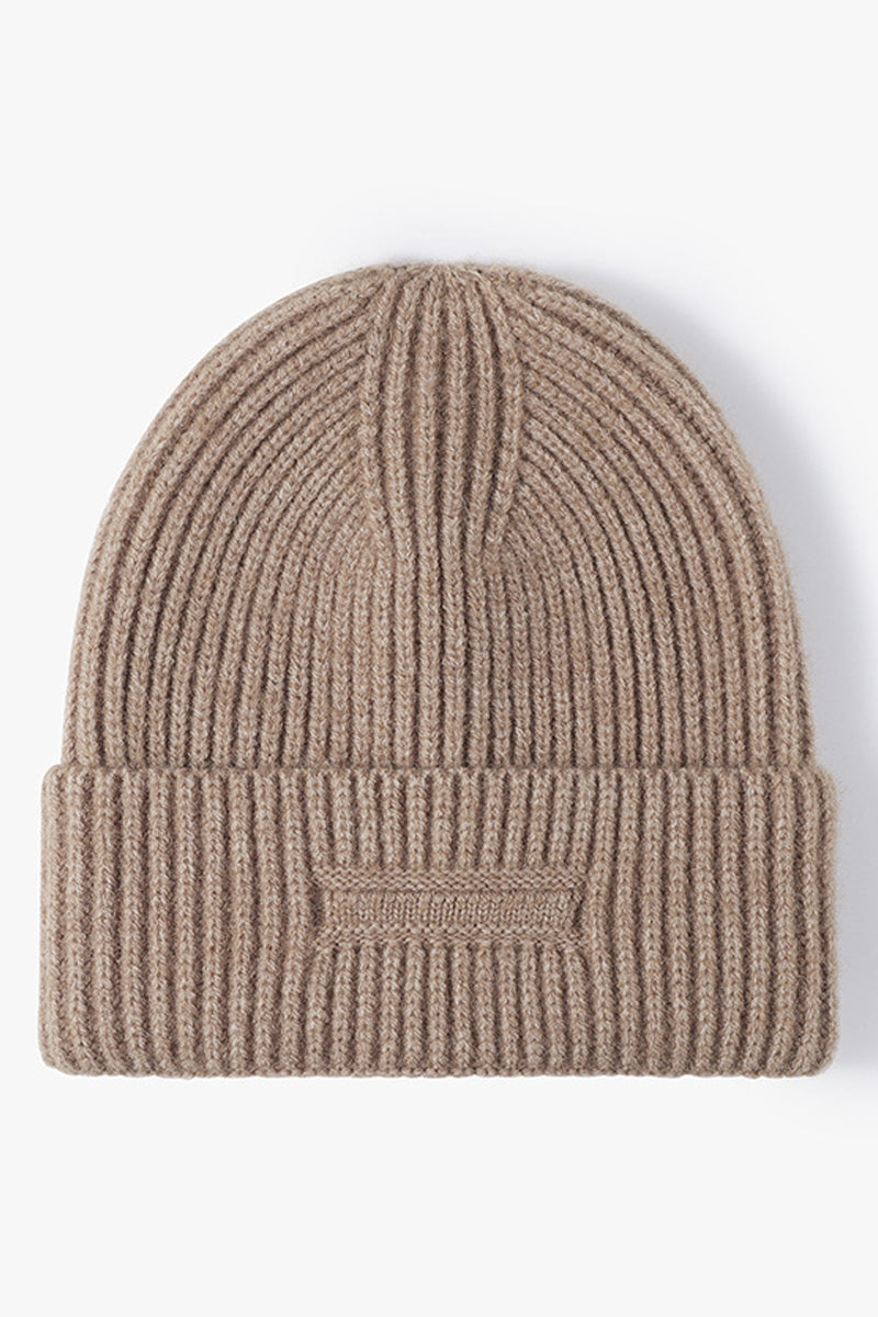 WOMEN SIMPLE WARM SOLID COlOR KNITTED HAT