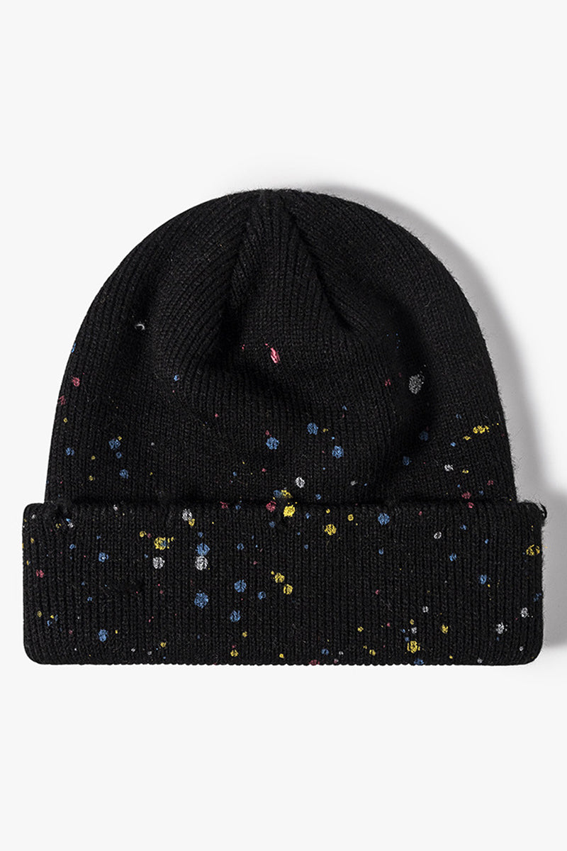 WOMEN WARM CASUAL SEQUINED KNIT CAP