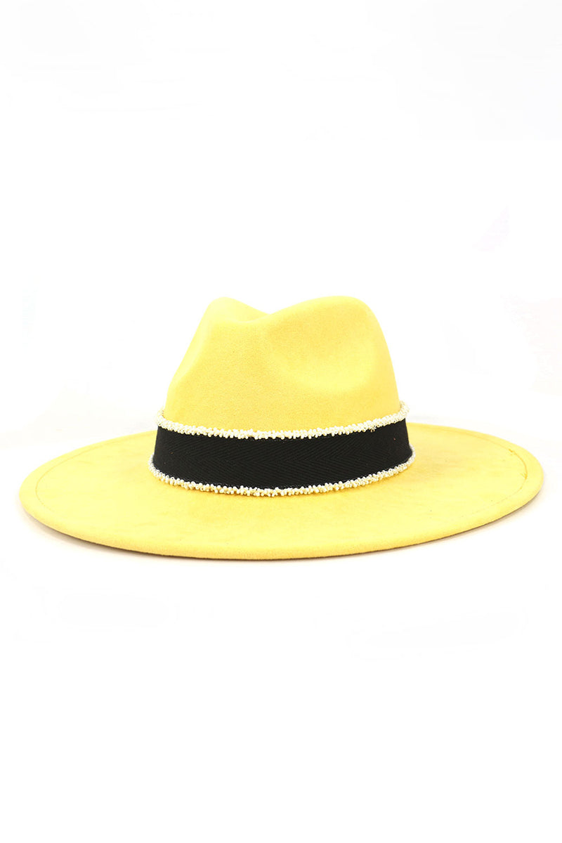 WOMEN WARM FEDORA HAT BELT PANAMA HAT