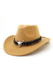 WOMEN WESTERN COWBOY COWGIRL HATS WITH WIDE BELT