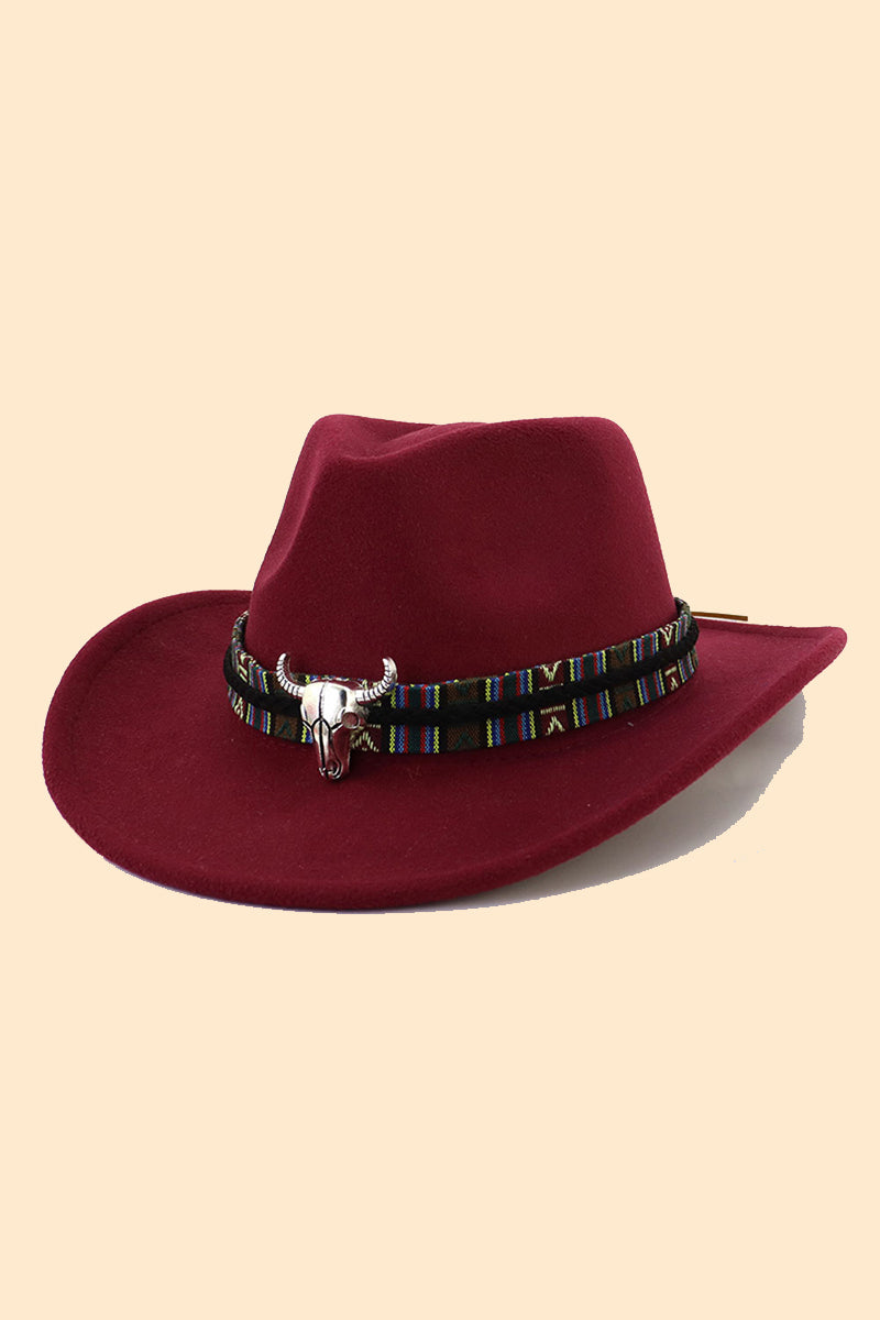 WOMEN WESTERN COWBOY COWGIRL HATS WITH WIDE BELT