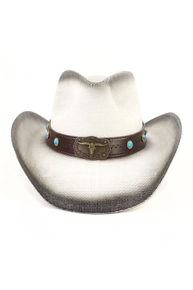 WOMEN WESTERN COWBOY JAZZ STRAW HAT