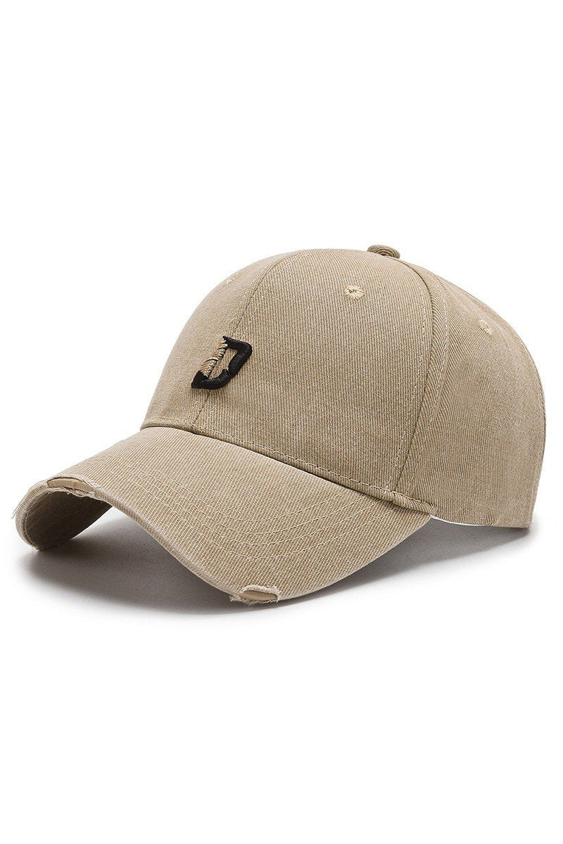 HOLE LETTER FASHION BASEBALL CAP